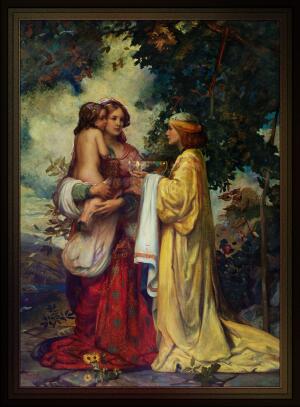 The Sibylla Europa Prophesying The Massacre Of The Innocents by Hugo Ballin